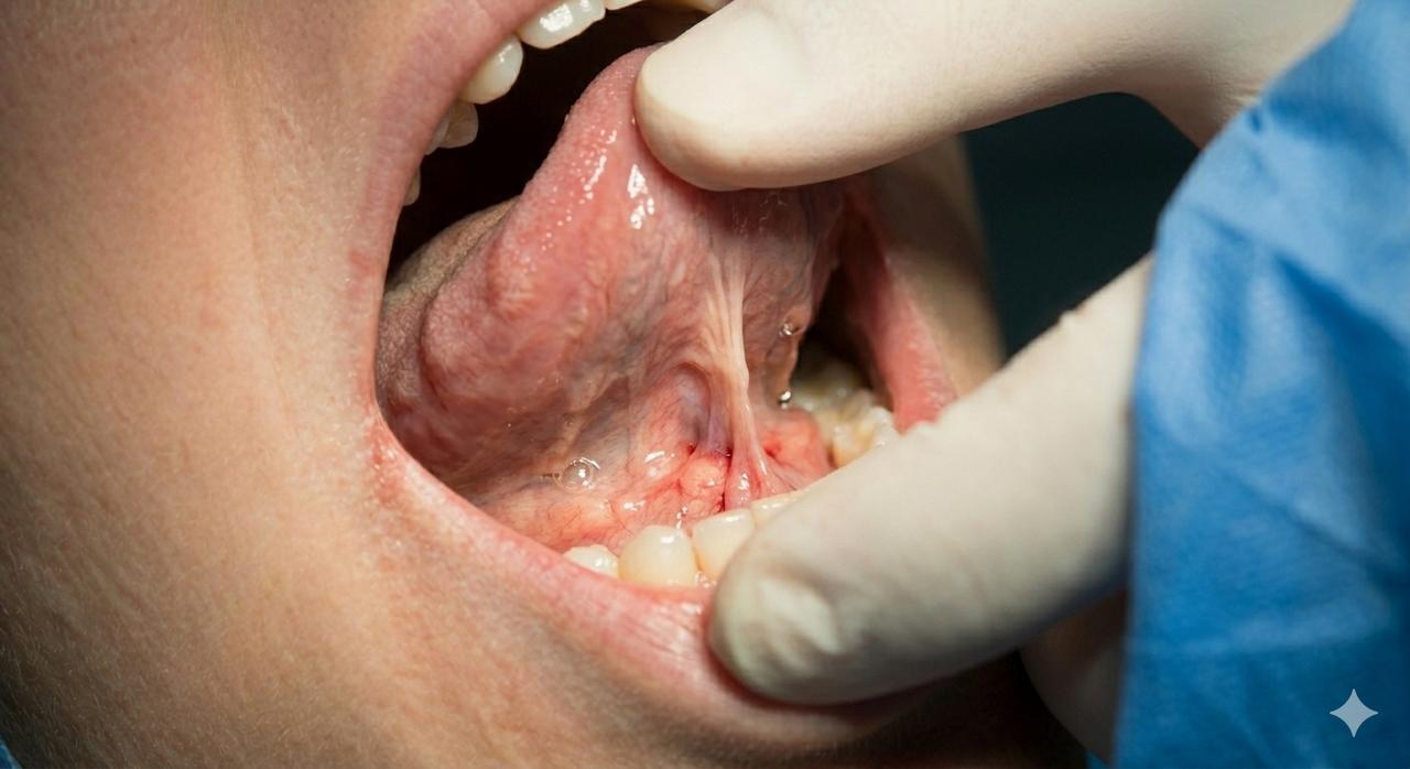 Пластика вуздечки язика