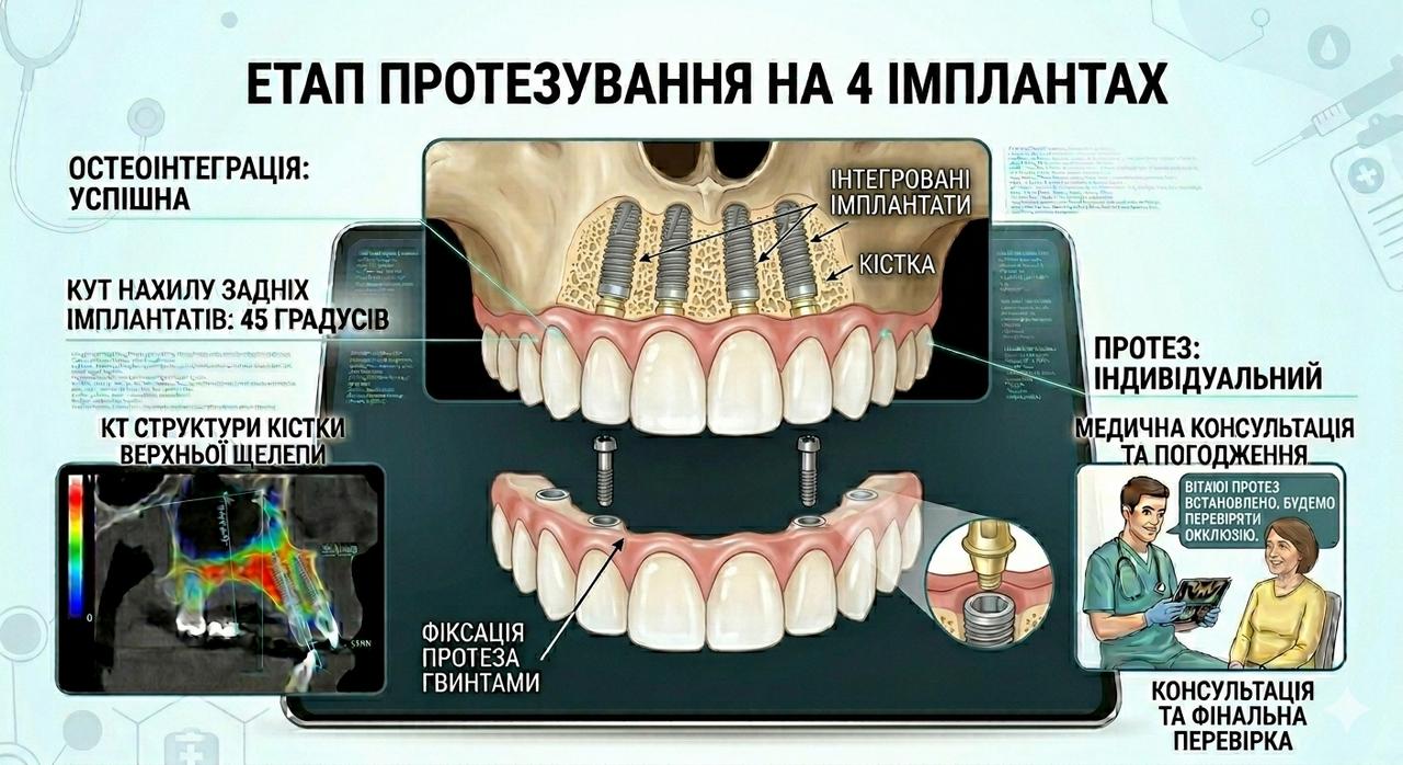 Імплантація All-on-4