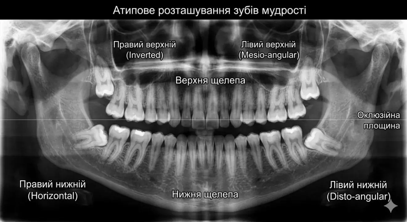 Видалення зуба мудрості