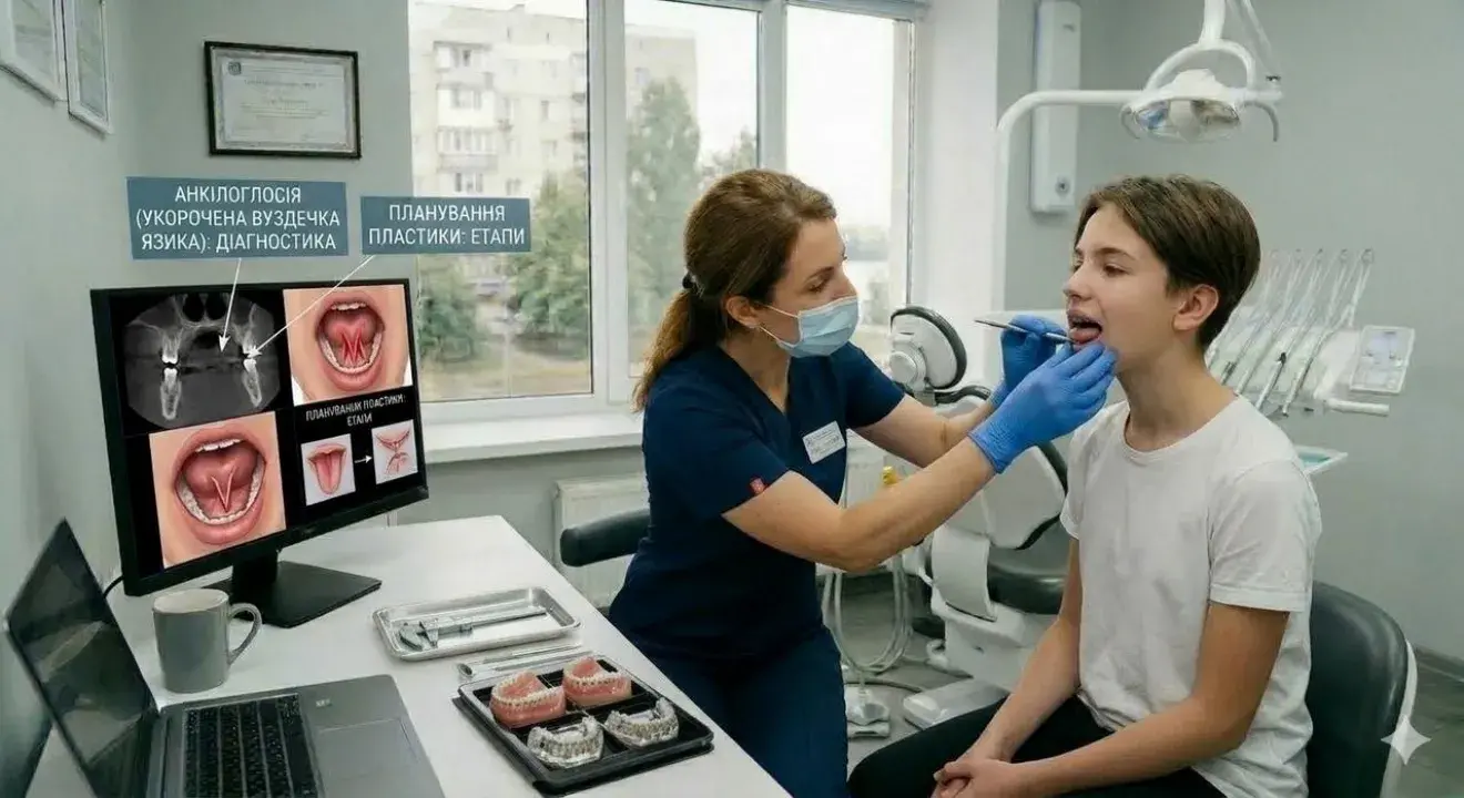 Пластика вуздечки язика